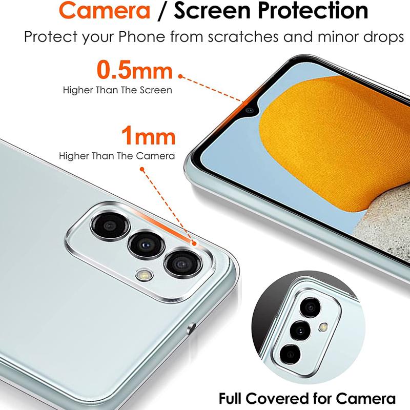 Чехол для телефона Samsung Galaxy M23 5G Мягкий силиконовый прозрачный противоударный