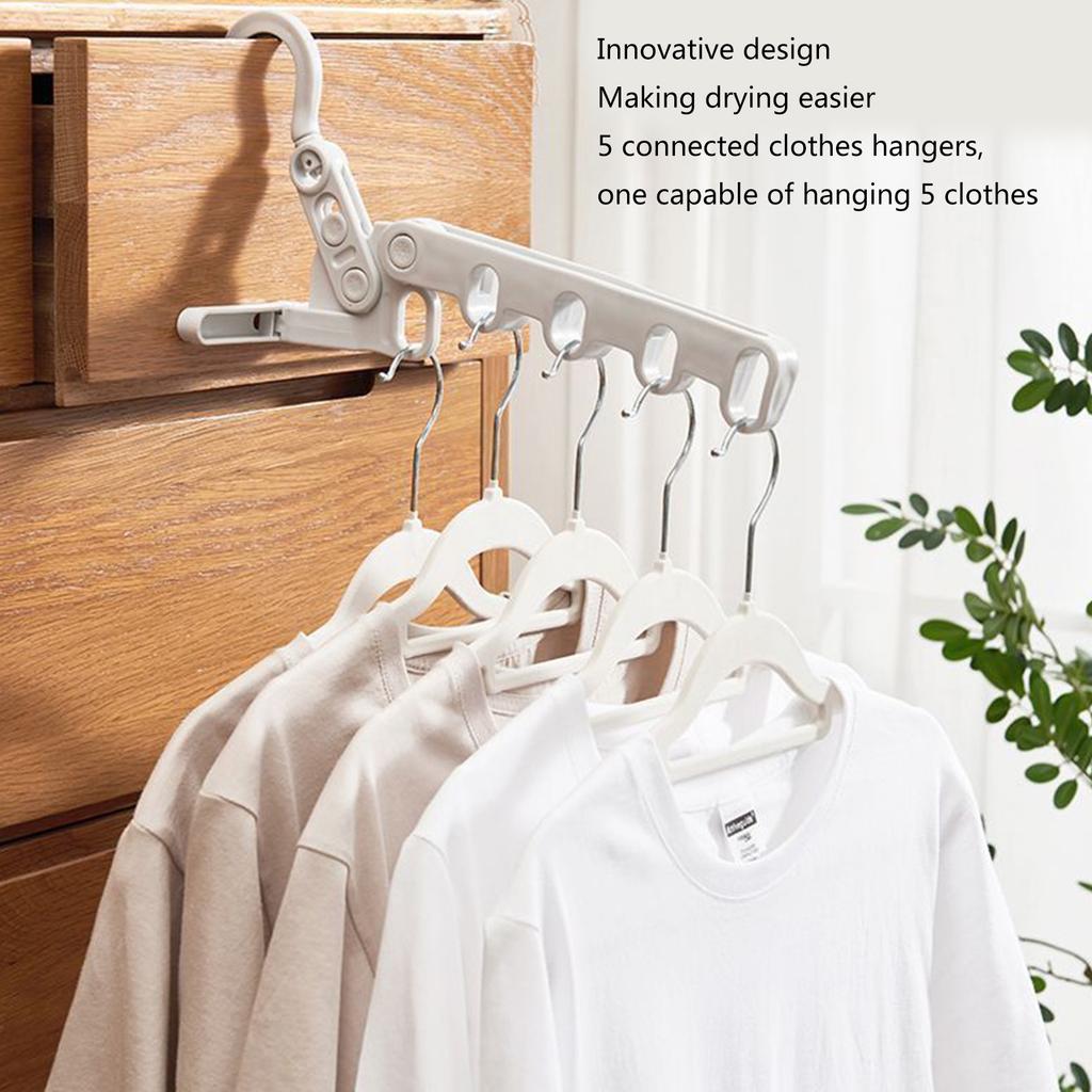 Folding Clothes Rack Portable Drying Holder for Tourist Hotels Necessary Clothes Drying Artifact for Business Trips
