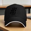 Кепка Бейсболка 'Lead Never Follow Leaders' Модная Унисекс Мужская Тракерная Кепка С Принтом Kpop Рок Кепка Snapback Идея для Подарка