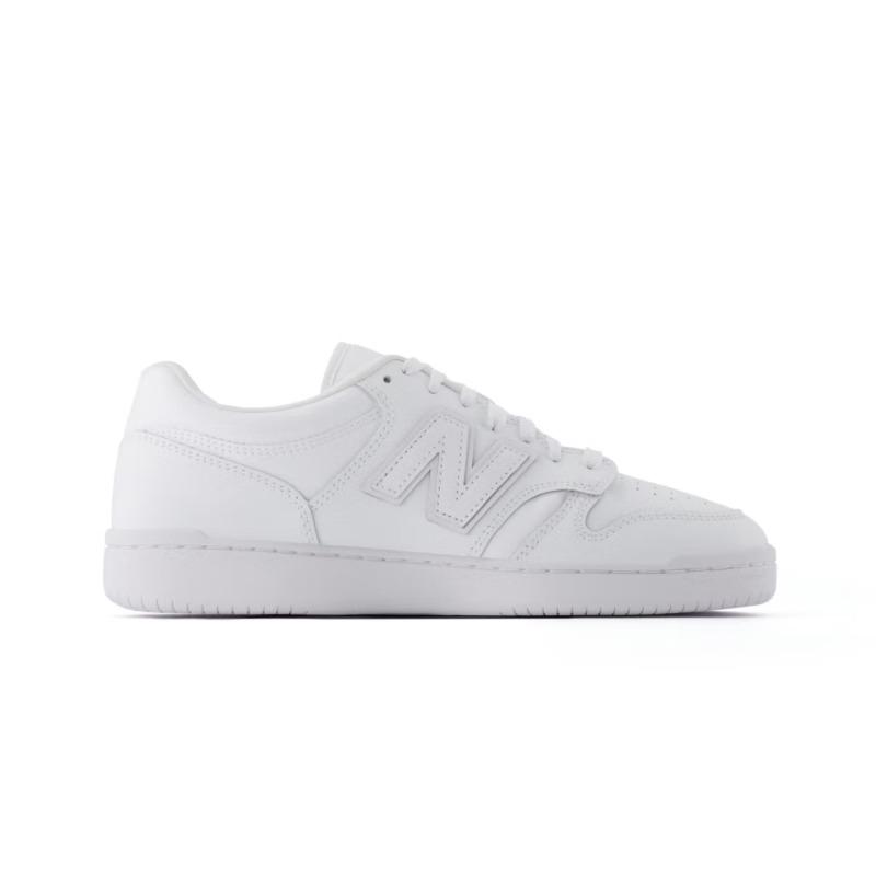 NEW BALANCE NB Мужские и Женские Модные Стильные Многофункциональные Весенние Дышащие Повседневные Белые Кроссовки Обувь на Платформе BB480L3W