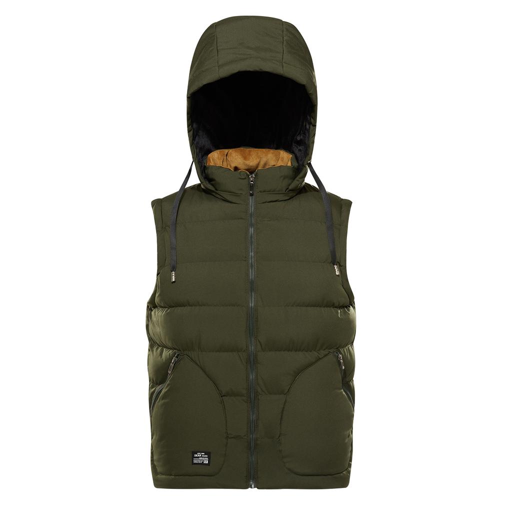 Men's Autumn and Winter Thick Down Cotton Vest