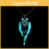 Металлический кулон Волк с LED-подсветкой для уличной моды и стиля молодежи