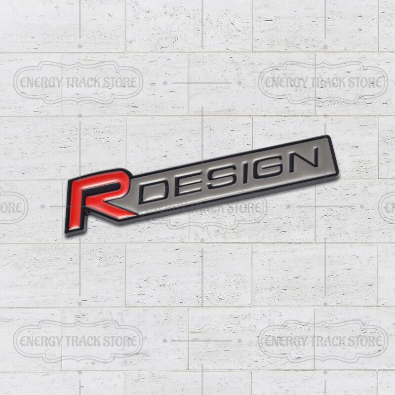 Car Sticker R Design Logo Front Grille Emblem Side Fender Rear Trunk Badge For Volvo V60 S40 S60 XC40 XC60 XC90 V90 V70 XC70 C70
