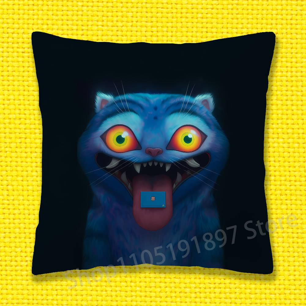 D-Demon H-Hunters Джину Девушка Наволочка Для Подушки 50x50см 40x40см 55x55см 45x45см 30x30см Квадратная Наволочка для Подушки в Спальню