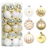 30 Pcs Christmas Balls Ornaments 2.4 Inch Small Shatterproof Plastic Balls Christmas Tree Hanging Decoration for Holiday Wreath Party Tree Decor