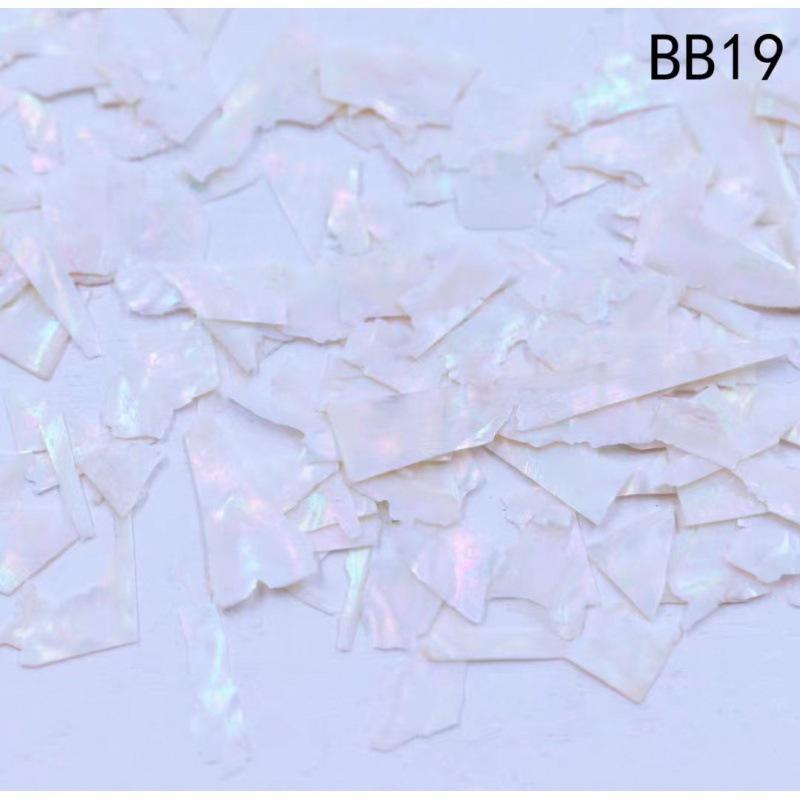 Тонкая перламутровая лаковая посуда из раковины абалона для DIY-маникюра и коллажных инкрустаций