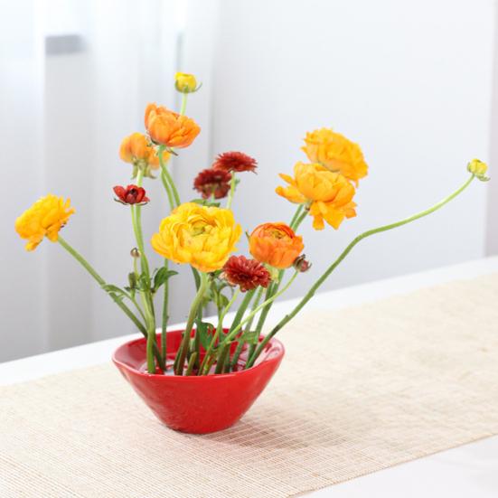 Керамическая цветочная чаша-лягушка Yousheng, японская ваза для икебаны, держатель для цветочной композиции, настольный цветочный горшок для домашнего офиса, свадебных фестивалей