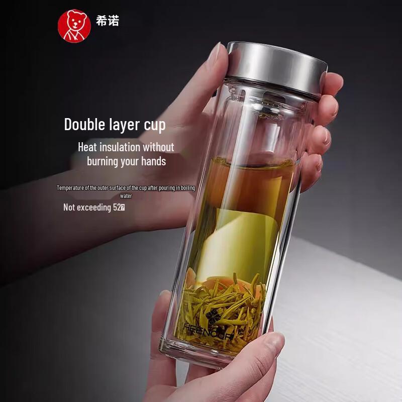 Xinuo Double Wall Glass Mug