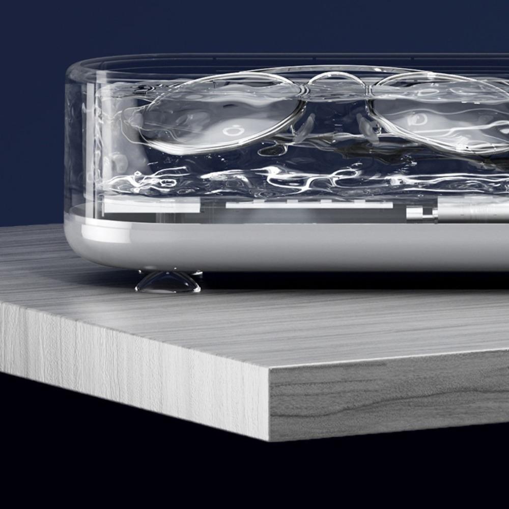 1 шт. Высокочастотный ультразвуковой очиститель очков - беспроводное управление, многоцелевая очистка очков и аксессуаров