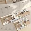 Coffee Kitchen Floor Mat Home Hallway Doormat Living Room Bedroom Balcony Decoration Carpet Entrance Door Foot Rug Bedroom Rug