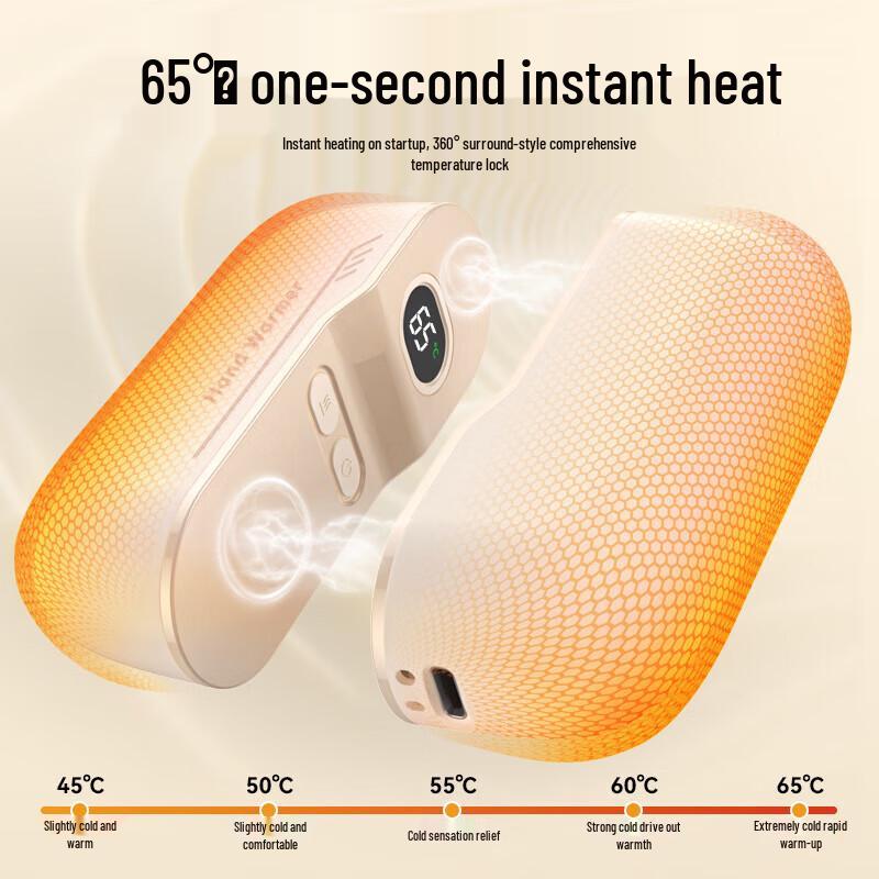 2-in-1 Magnetic Portable Hand Warmer & Power Bank