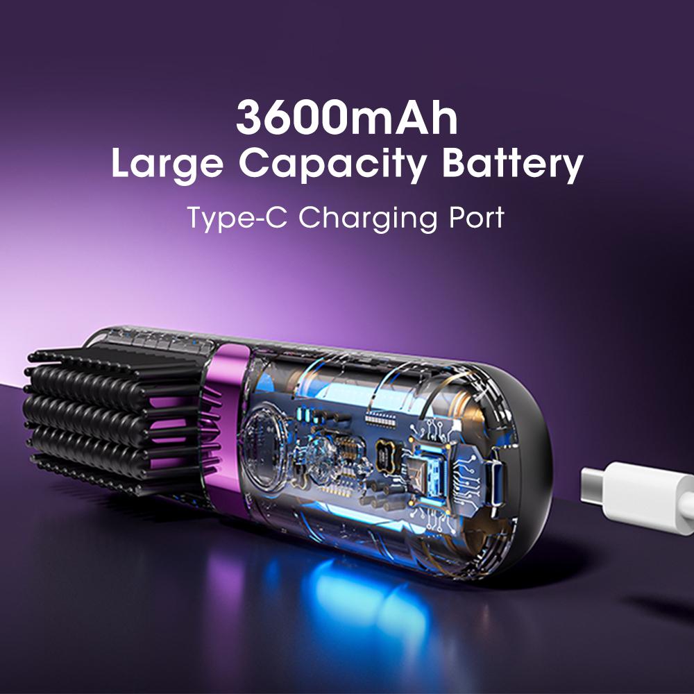 Electric Hair Straightener Brush MCH Rapid Heating Anti-Scald 4 Temperatures Hair Care Straight Comb Women Portable Styling Tool