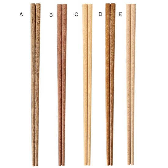 10 пар палочек для еды, нескользящие, устойчивые к высоким температурам, из натурального дерева, китайские японские палочки для еды, кухонный гаджет