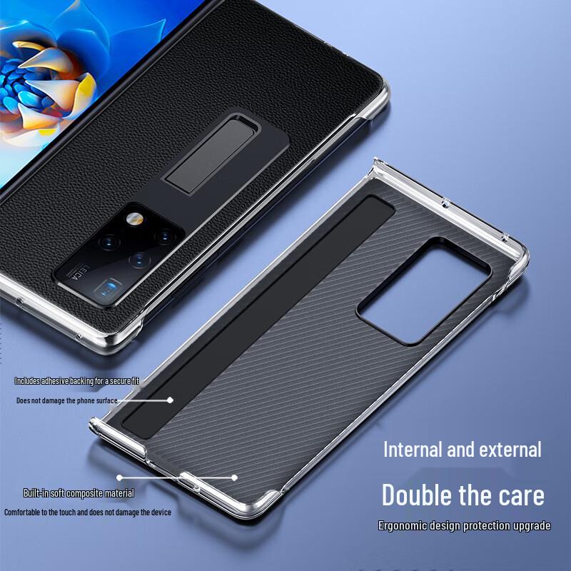 ESCASE Чехол-книжка из натуральной кожи для серии Huawei Mate X