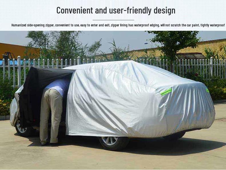 Всепогодный чехол для автомобиля BMW 7 серии 730Li/740Li/760Li: Плотный, Солнцезащитный, Водонепроницаемый, Морозостойкий, Снегостойкий