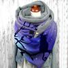 Women Winter Print Button Soft Wrap Casual Warm Scarves Shawls