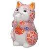 Kutani Ware Good Approximately 8cm Size Maneki-neko Figurine, Fortune, Prayer, Tall, 2.7, Momomori, K9-1594