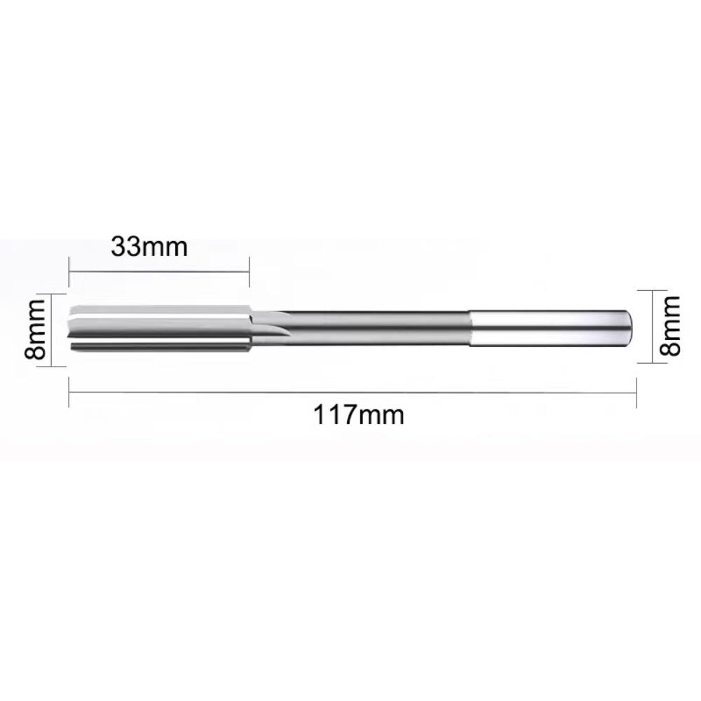 Shank Diameter Chucking Reamer Straight Flute Machining Tool Tool H7 Reamer Metal Machining