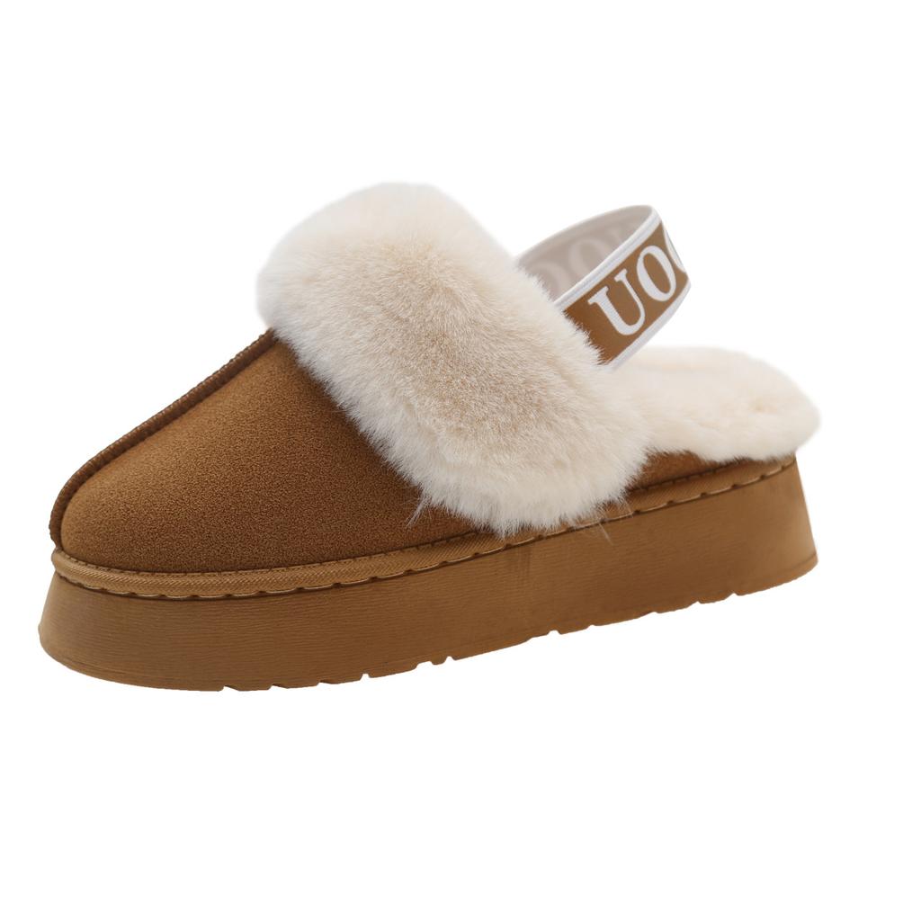 Интернет знаменитости плюшевые женские пушистые зимние сапоги осень 2024 года новые повседневные модные универсальные теплые зимние сапоги женские