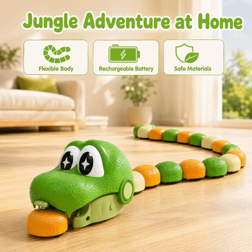 Magnetic Remote Control Car Rechargeable Magnetic RC Car RC Snake Car Toy Indoor Play