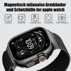 For Apple Watch Band Ultra2 3 49mm 45mm 42 46mm 40mm 44mm Milanese Bracelet iWatch series SE 11 10 9 8 7 Case+Thick Metal Strap