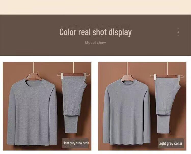 Мужской самонагревающийся комплект нижнего слоя на осень/зиму: Дышащая рубашка и леггинсы, защищающие от холода, для людей среднего возраста и молодежи