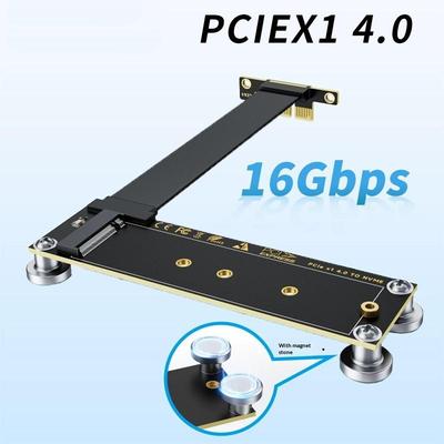 1 шт. M.2 Nvme Ssd к X1 Поддержка Настольный ПК M.2 Nvme к Pcie X1 X4 X8 X16 Карта-переходник Прямоугольный Кабель-удлинитель Pci Express