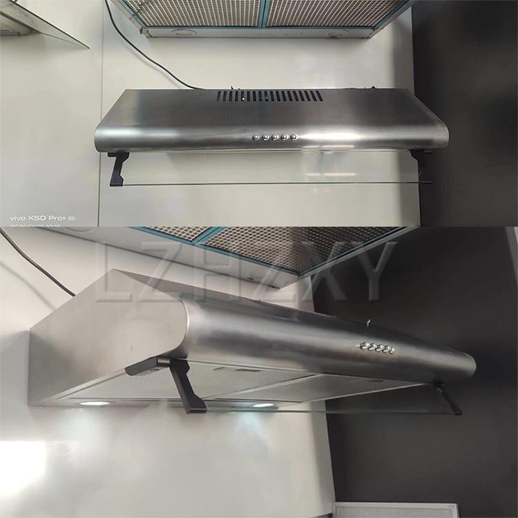 Under Cabinet Range Hood 600MM Vent Hood for Kitchen with 3 Speed Exhaust Fan, Ducted and Ductless Convertible Stainless Steel