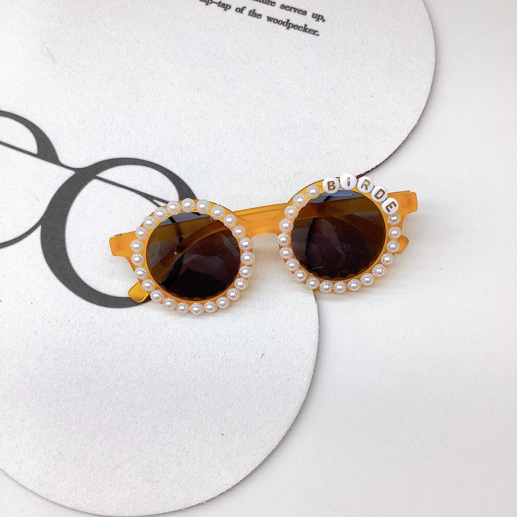 Детские солнцезащитные очки Модные трендовые детские солнцезащитные очки DIY Детские солнцезащитные очки с защитой от ультрафиолета Tide