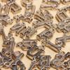Творческое ожерелье ручной работы 14-16 мм*8-9 мм подвески с буквами, изготовление ювелирных изделий, модные аксессуары для самостоятельного изготовления алфавита AZ, 50 шт. акриловый брелок