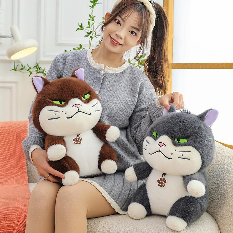 Новая плюшевая игрушка кот Люцифер с брендовой забавной куклой-котом, кукла для игрового автомата с когтями, обмен подарками