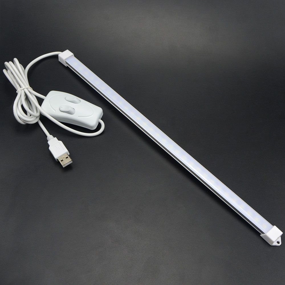 30 светодиодов Новая DC 5V Ночное Освещение Светодиодная Барная Лампа USB Светодиодная Лента 3 Режима Переключаемая Настольная Лампа