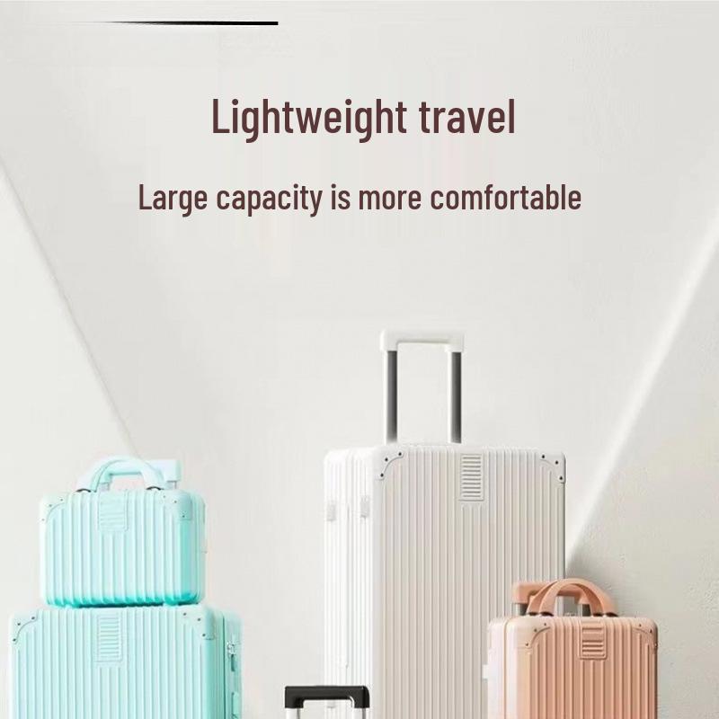 Винтажный универсальный чемодан на колесах с кодовым замком – Прочный и вместительный дорожный кейс для мужчин, женщин и студентов