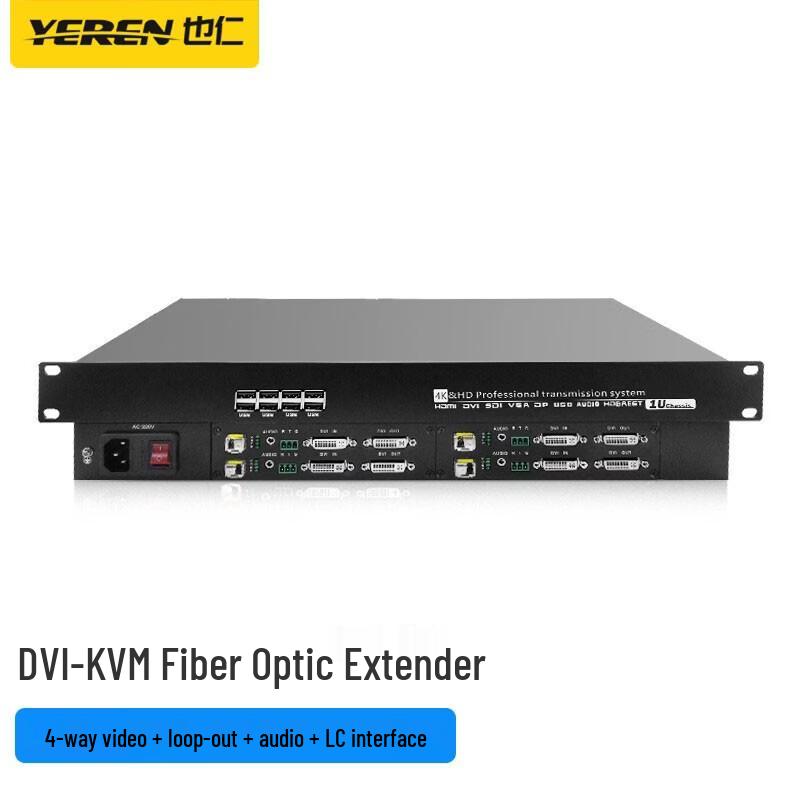 Оптический KVM-удлинитель DVI