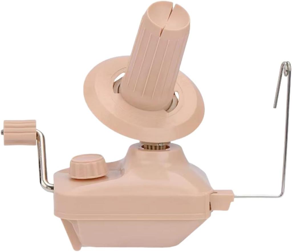 Manual Yarn Ball Winder - Handheld Fiber Wool String Winder For DIY Sewing & Knitting Portable Hand-Cranked Thread Organizer Kit