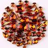 50pcs/Bag Glitter Mixed Shape Sew On Glass Rhinestone Gold Claw Crystal Buckle Diy Wedding Decoration Accessories