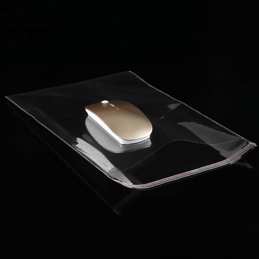 Self-adhesive Bag 100Pcs Transparent Self-Adhesive Sealable Plastic Bags For And Gifts