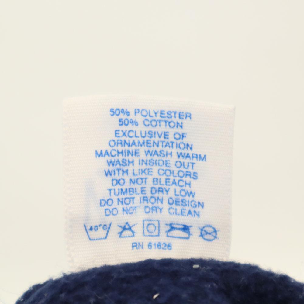 Velva Sheen 90s Old Mickey Mouse Long Sleeve Sweat Trainer L Navy Disney Men's Used