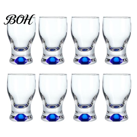 Classic Curved Drinking Glasses Mini Snifter Glass with Ergonomic Weighted Base, Crystal Clear Tasting Elegant Party Glassware Glasses, Comfortable