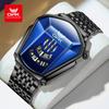 OPK 8172 Men's Quartz Wristwatch Creative Seconds Hands Design 48mm Large Dial Waterproof Hand Clock Fashion Business Man Watch
