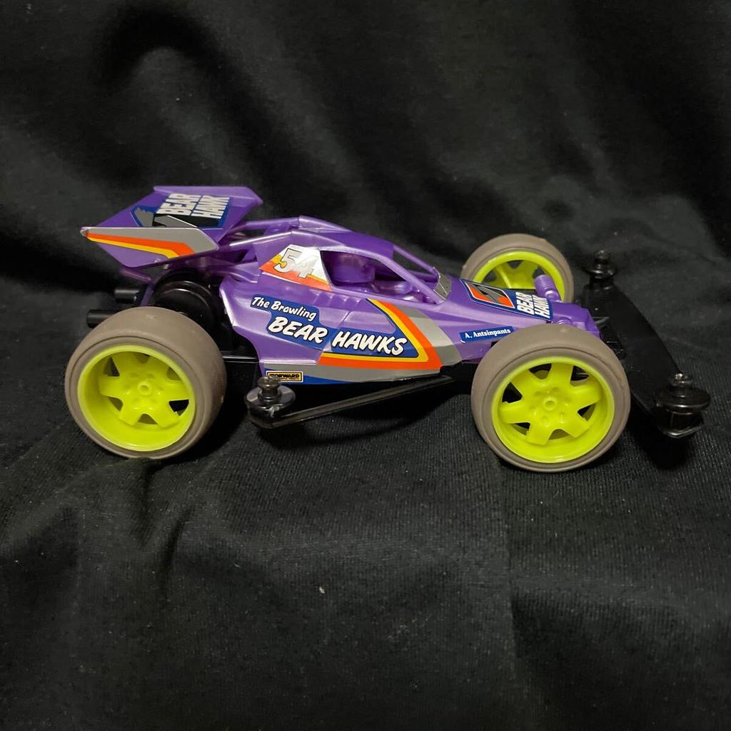 Tamiya Mini 4WD Bear Hawk Jr Pearl Color SP Purple BEAR HAWK jr Racer Mini 4WD Tokuda Zaurus TYPE5