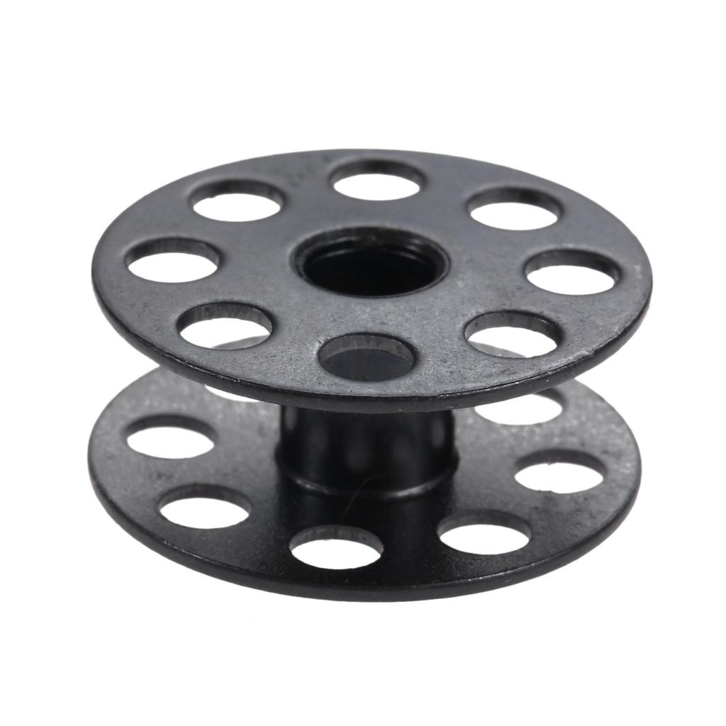 10 шт./лот, шпульки для промышленной швейной машины, одноигольная машинная лапка, размер M, твердосплавная сталь 25 мм, черный прочный швейный аксессуар