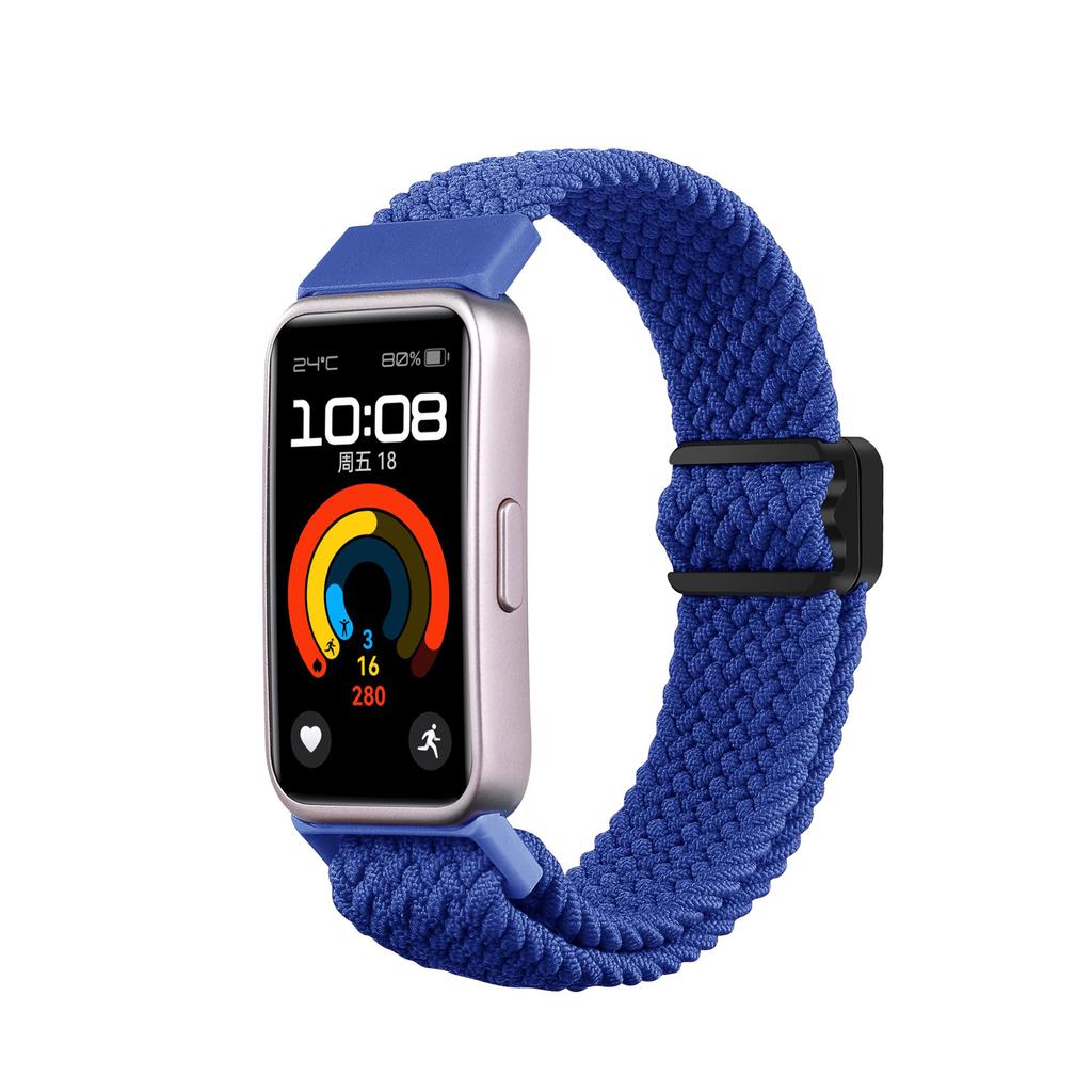 Magnetic Braided Loop for Huawei Band 9 8 Strap Accessories Adjustable Wristband Elastic Nylon Bracelet Correa Huawei Band9 band
