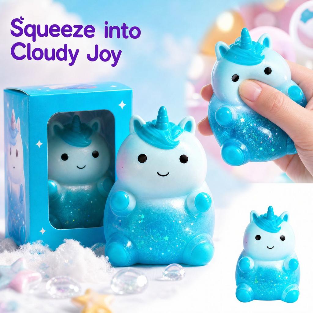 Stress Ball Toy for Adults and Kids, Sensory Sphere for Desk and Travel