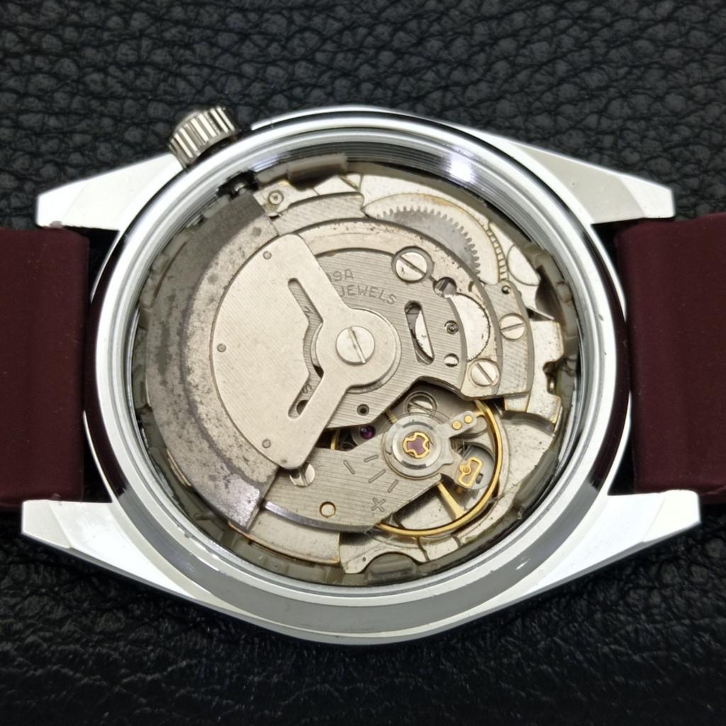 ВОССТАНОВЛЕННЫЕ МУЖСКИЕ АВТОМАТИЧЕСКИЕ ЧАСЫ SEIKO 5 СДЕЛАНО В ЯПОНИИ КРАСНЫЙ ЦИФЕРБЛАТ ЗАКАЗНЫЕ a440110-2 QV90-a440110