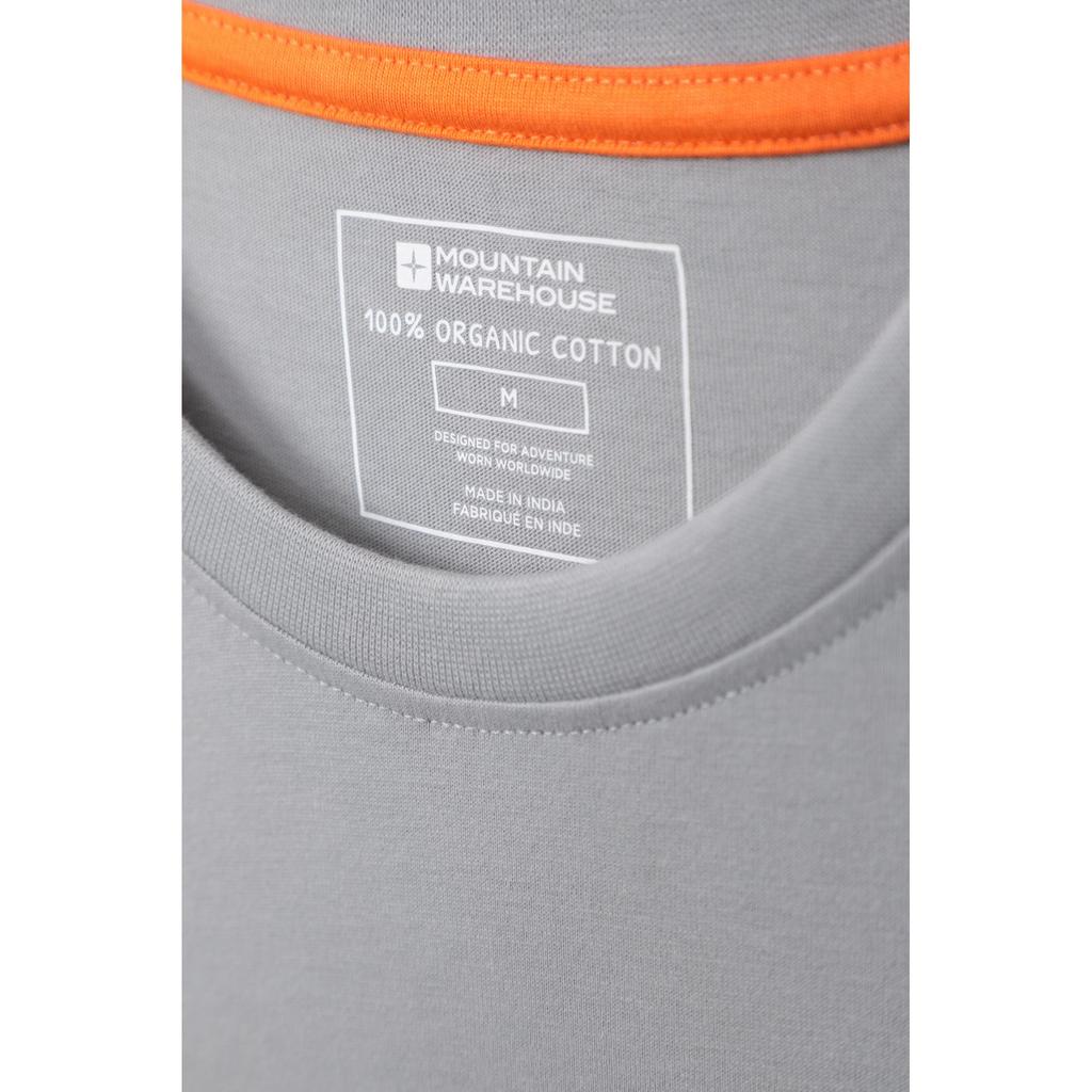 Mountain Warehouse Mens Mountain Bike Organic Cotton T-Shirt