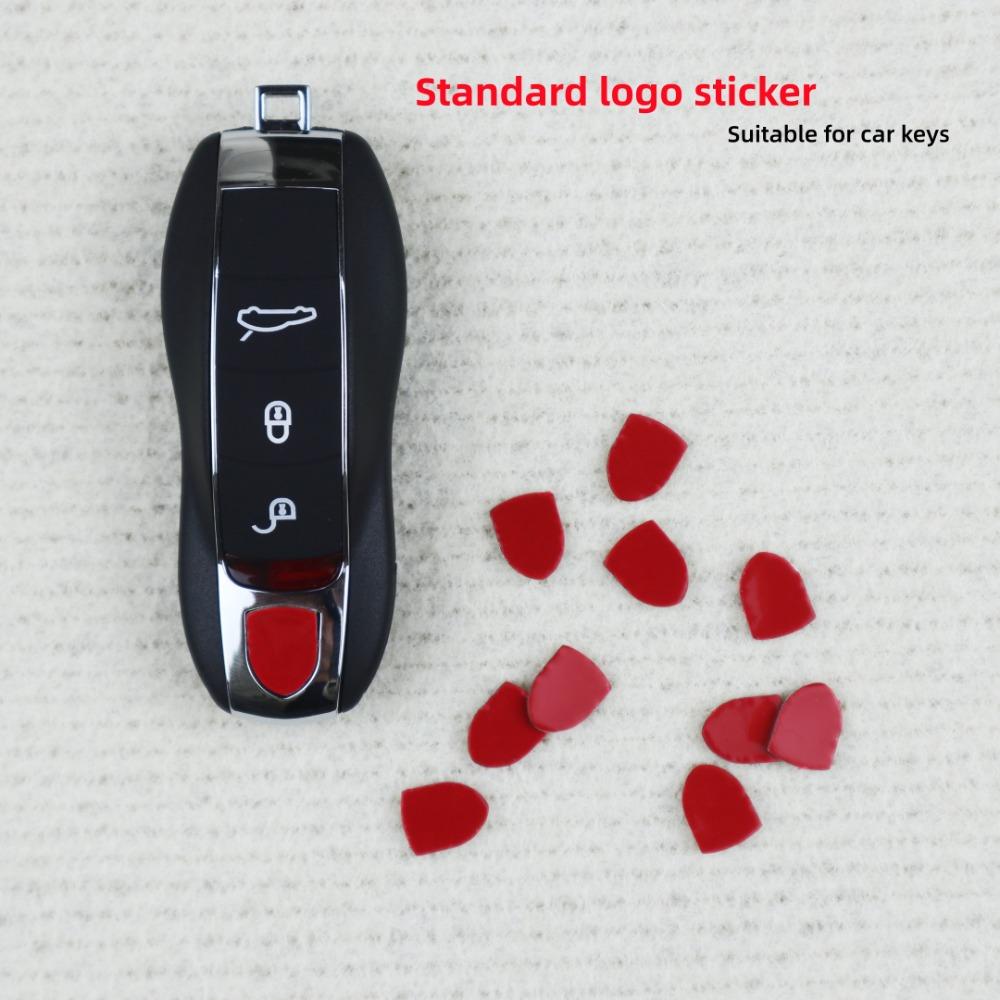 AABKQ1 Car key standard logo sticker car remote key logo accessories suitable for Porsche series cars