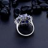 Модное роскошное кольцо с высокоуглеродистым бриллиантом 10*10 мм, подарок на свадьбу, помолвку, годовщину, стерлинговое серебро 925 пробы, ювелирные изделия