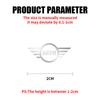 3D Nickel Metal Car Logo Sticker Badge Decoration Accessories Auto Styling For MINI Cooper JCW WORKS R55 R56 F55 F56 R57 R58 R59
