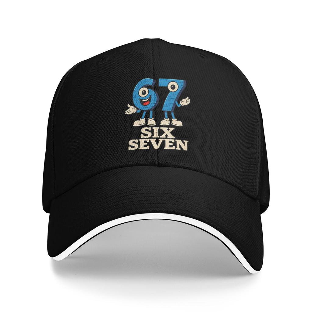 Personalized Funny Turkey Says Six Seven 67 Meme Baseball Cap WoUnisex Unisex Adjustable Dad Hat Sports Snapback Hats